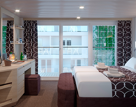 Deluxe Balcony  With Promenade View ( Module 16 sqm - Balcony 5 sqm - Decks 10-11 )