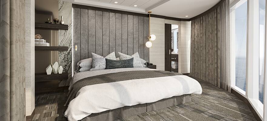 The Haven Deluxe Owner's Suite avec grand balcon